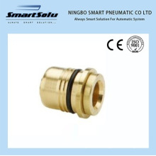 PTC Composite Brass Collect Prestomatic SAE Encapsulated cartridge Pmtce Pneumatic Push-in DOT Fittings